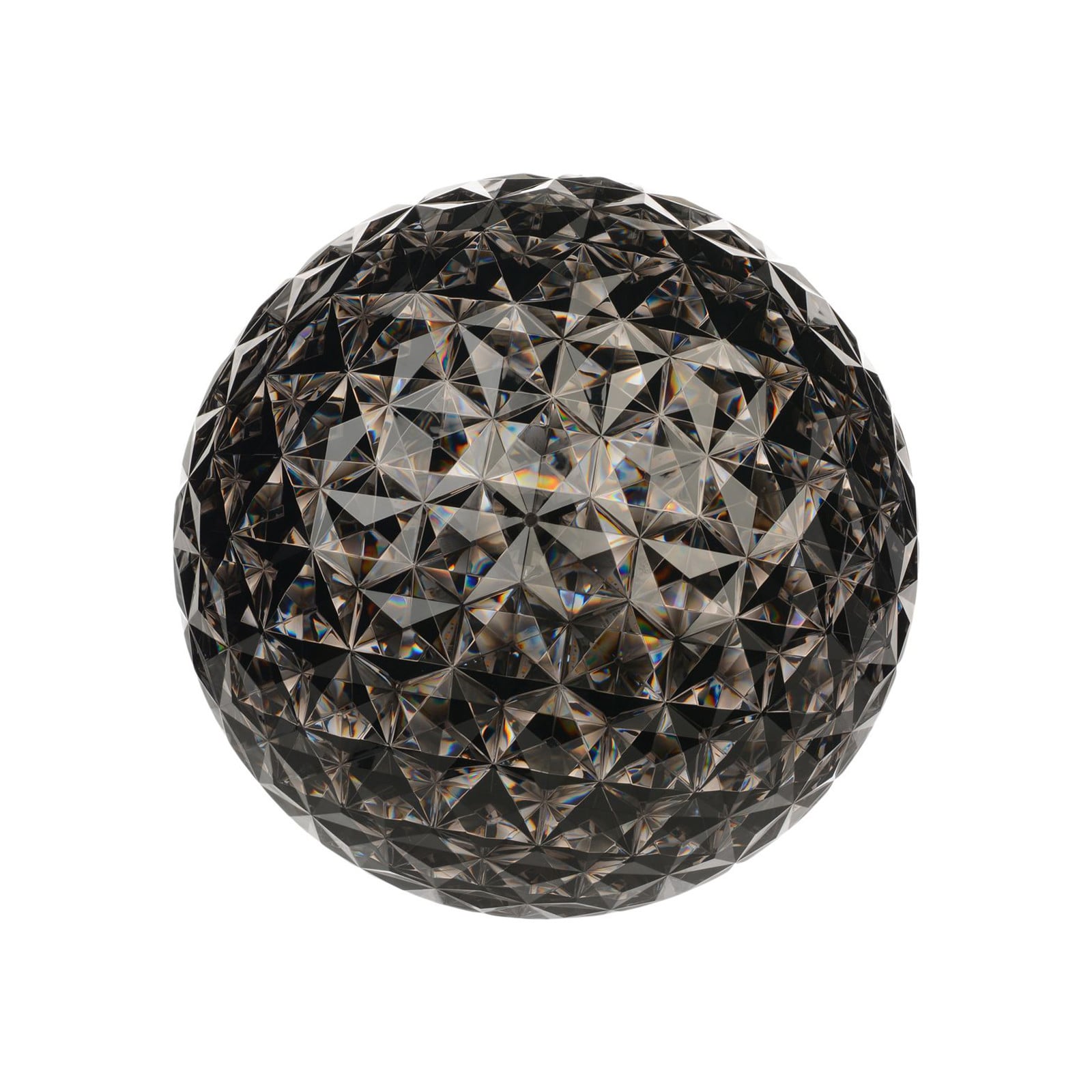 Kartell Planet lampă podea LED 130cm gri fumuriu - Camera de zi / sufragerie - design - gri fumuriu negru - Plastic