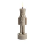 Candela LED NUTCRACKER, sabbia, altezza 17 cm - Uyuni Lighting
