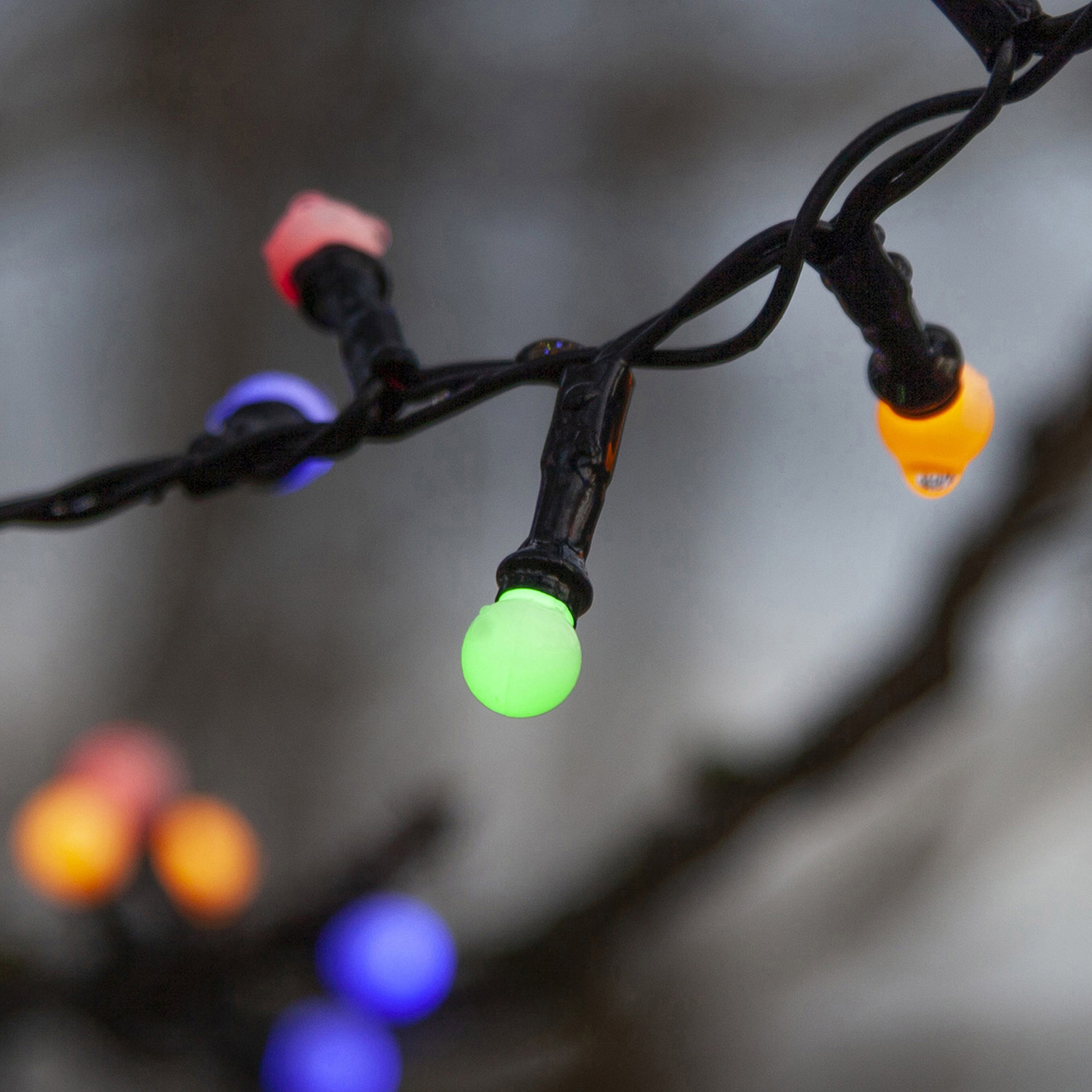 LED-Lichterkette Berry Mini mit Timerfunktion bunt