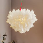 Slamp Veli Foliage hanglamp wit-rood Ø 45cm