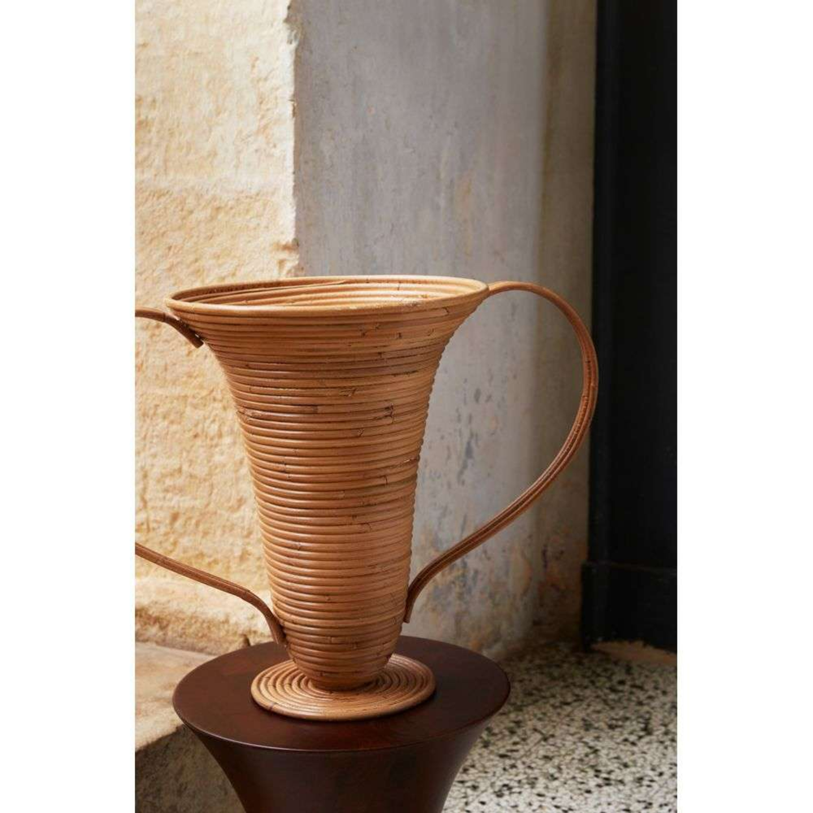 Amphora Vase Large Natural Stained - ferm LIVING