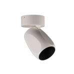 Facet W70 LED-Deckenleuchte, weiß, Metall, Ø 7cm - Antidark