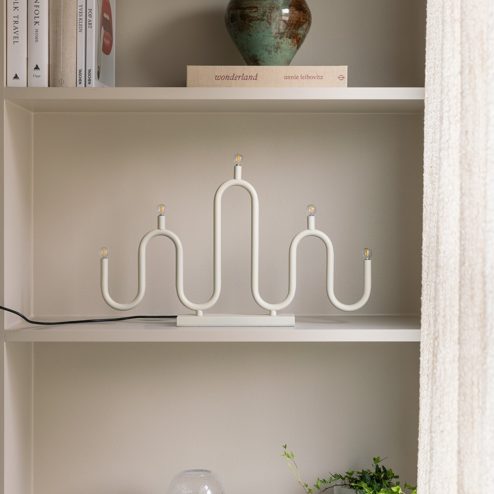 Lampada da tavolo Noel 50 cm beige metallo - Globen Lighting Lampada da tavolo Noel 50 cm beige metallo - Globen Lighting