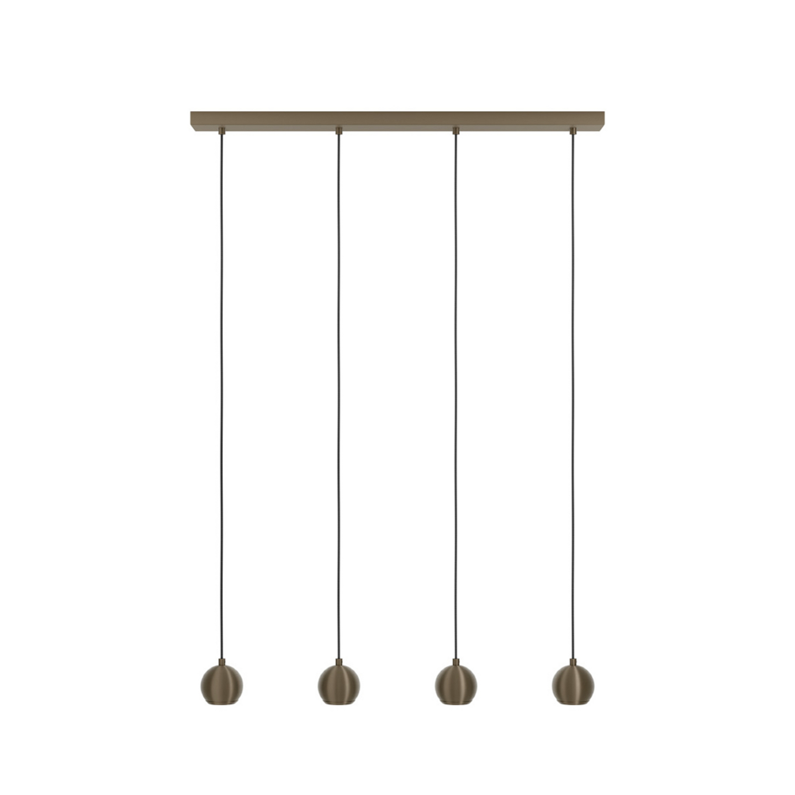 EGLO hanglamp BIMEDA 1, bronskleurig, lengte 77 cm, 4-lamps. EGLO hanglamp BIMEDA 1, bronskleurig, lengte 77 cm, 4-lamps.