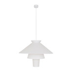 Ruche Hängeleuchte, Ø 78 cm, weiß - MARKET SET