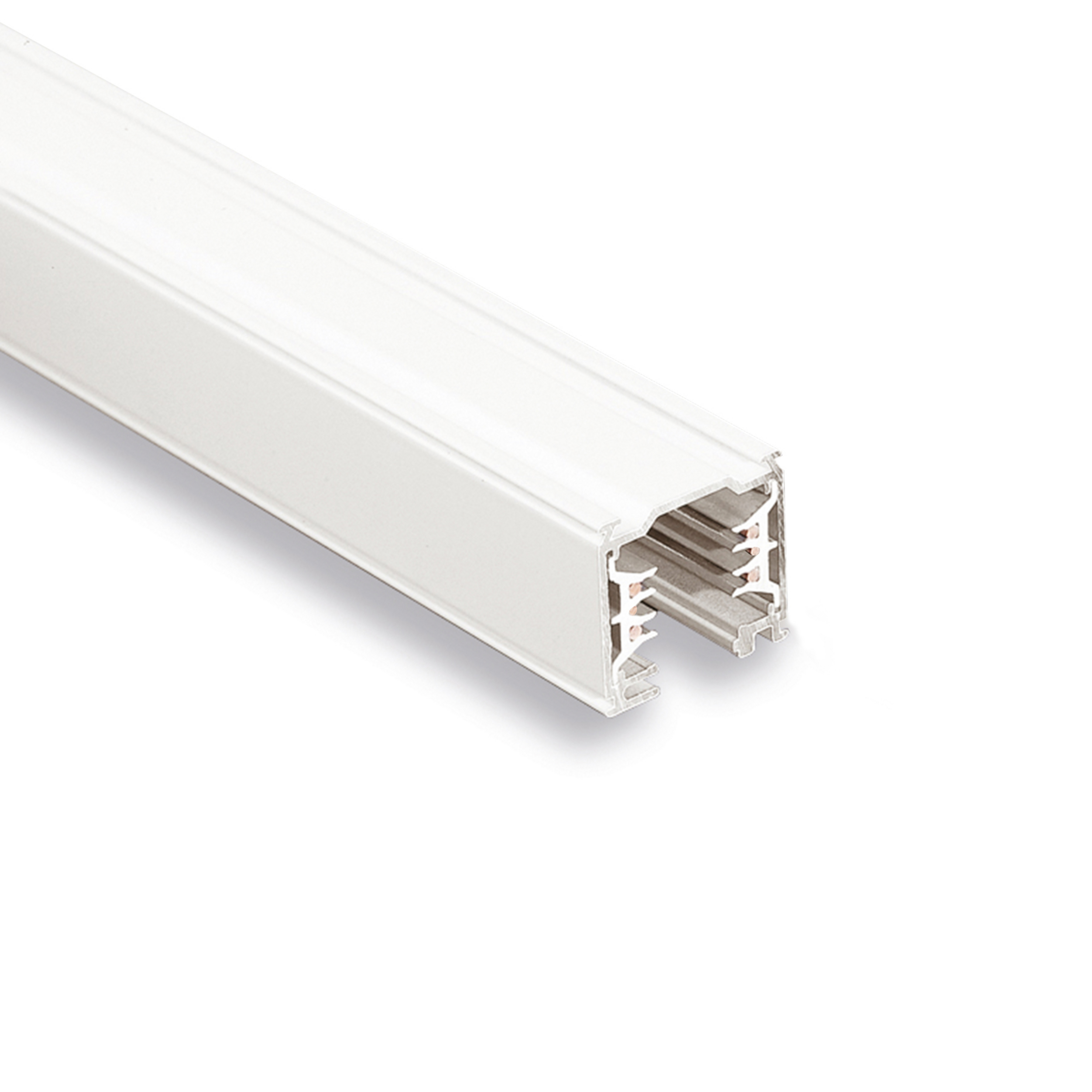 Ivela Rail électrique triphasé LKM QUADRO DALI, blanc, 400 cm