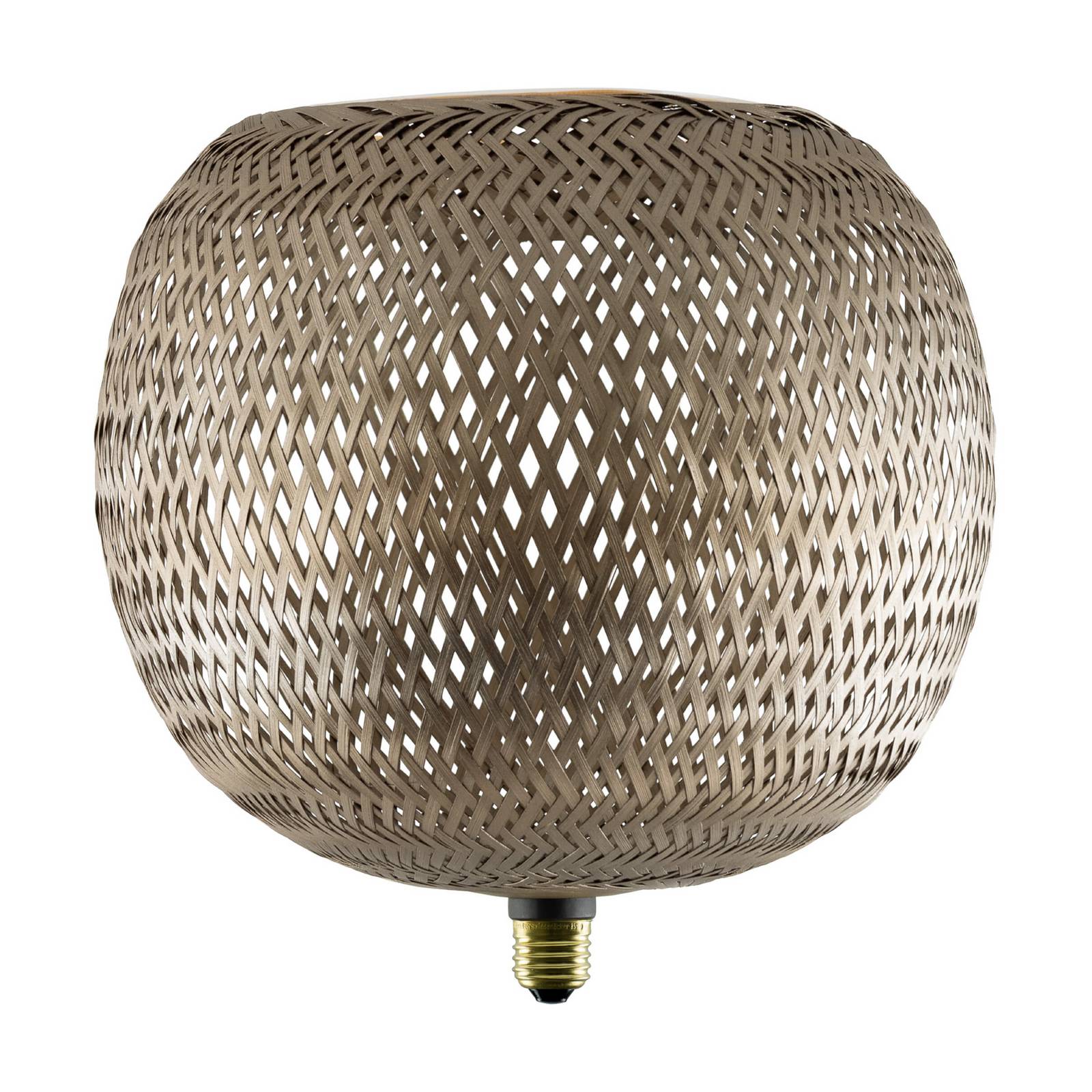 SEGULA LED Floating Bambus bronze G300 E27 5W 2.200 K dim.