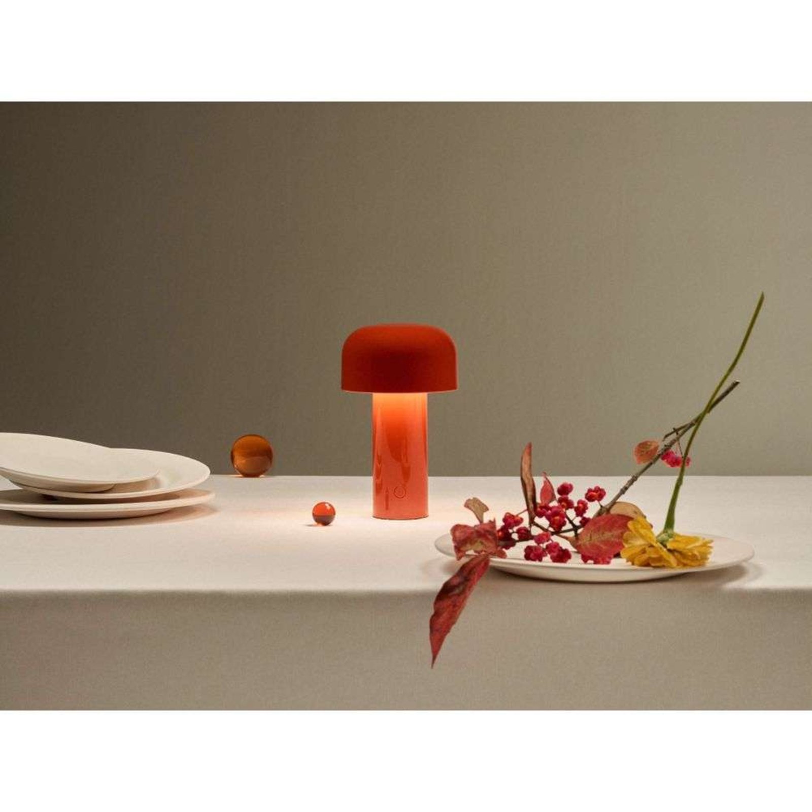 Bellhop Portable Bordslampa Brick Red - Flos