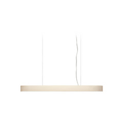 LZF I-Club Slim lámpara colgante LED 120 cm marfil