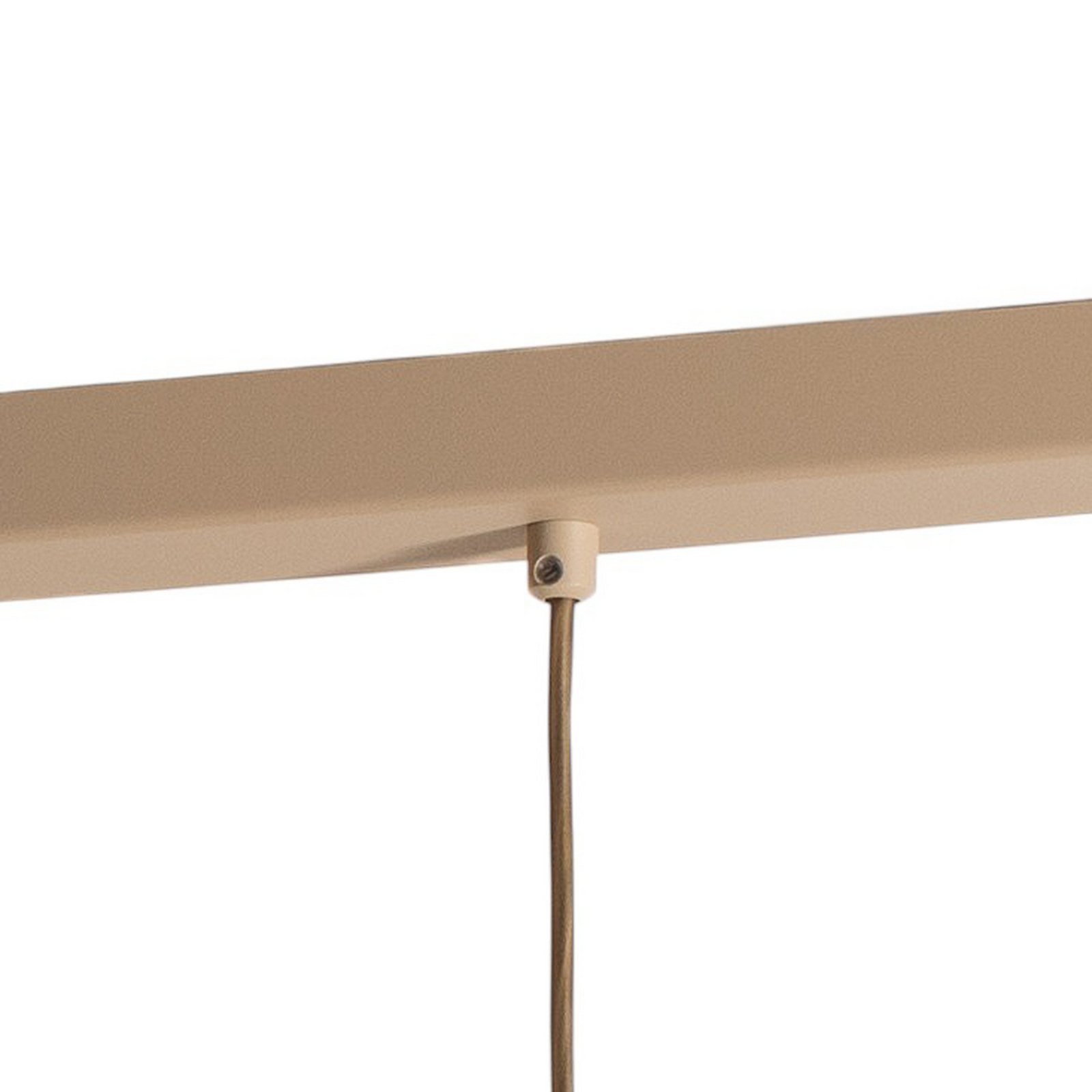 Suspension Sven, 4 lampes, beige, acier