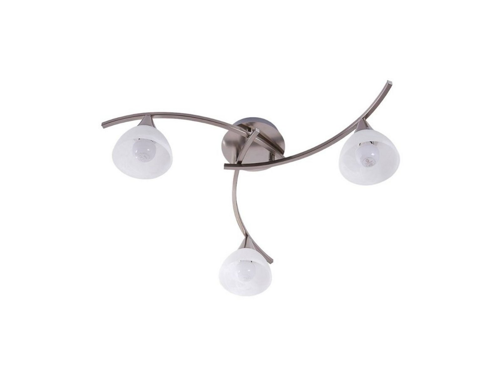 Della 3 Stropné Lampa Nickel - Lindby