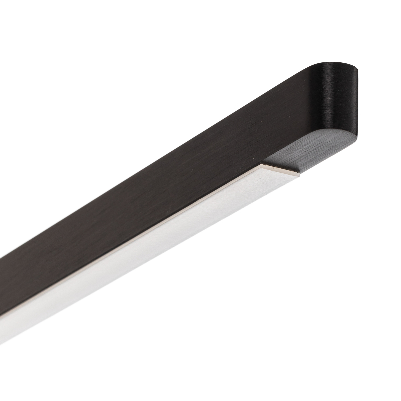 "Quitani Talon" LED lubų šviestuvas, juodas anoduotas