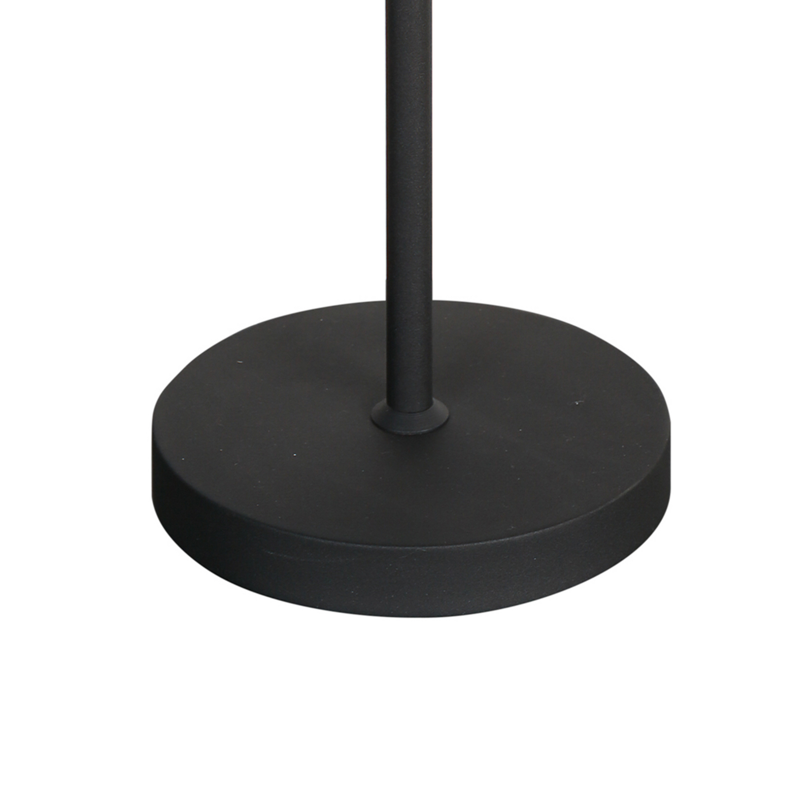 Tafellamp Noor, zwart/wit linnen, hoogte 50 cm, E27