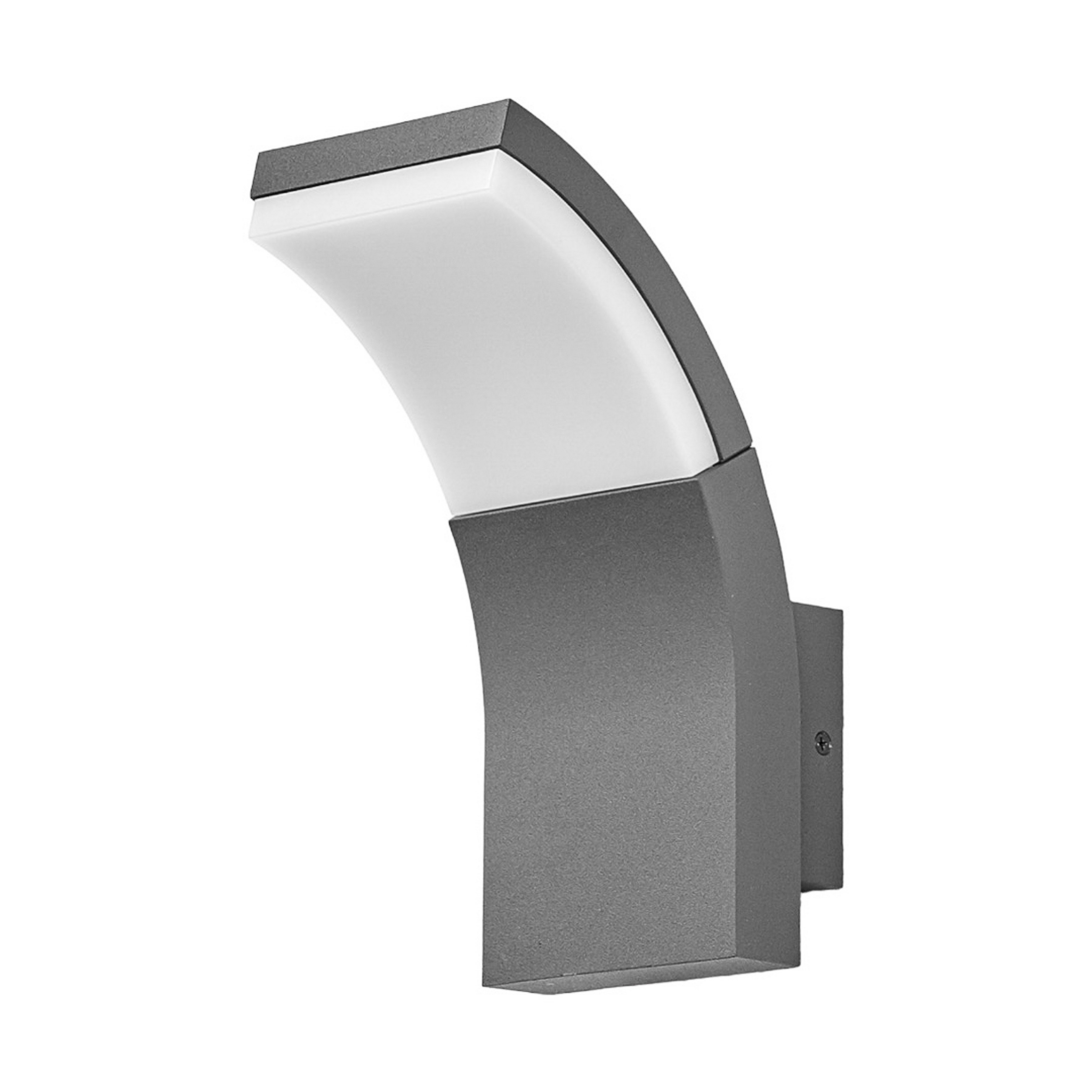 Timm Außenwandleuchte Graphite - Lucande