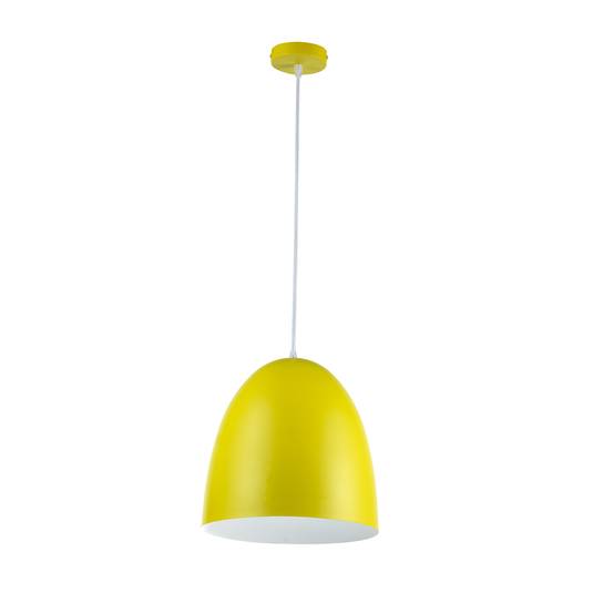 Ambeta pendant light, bright yellow Lights.co.uk