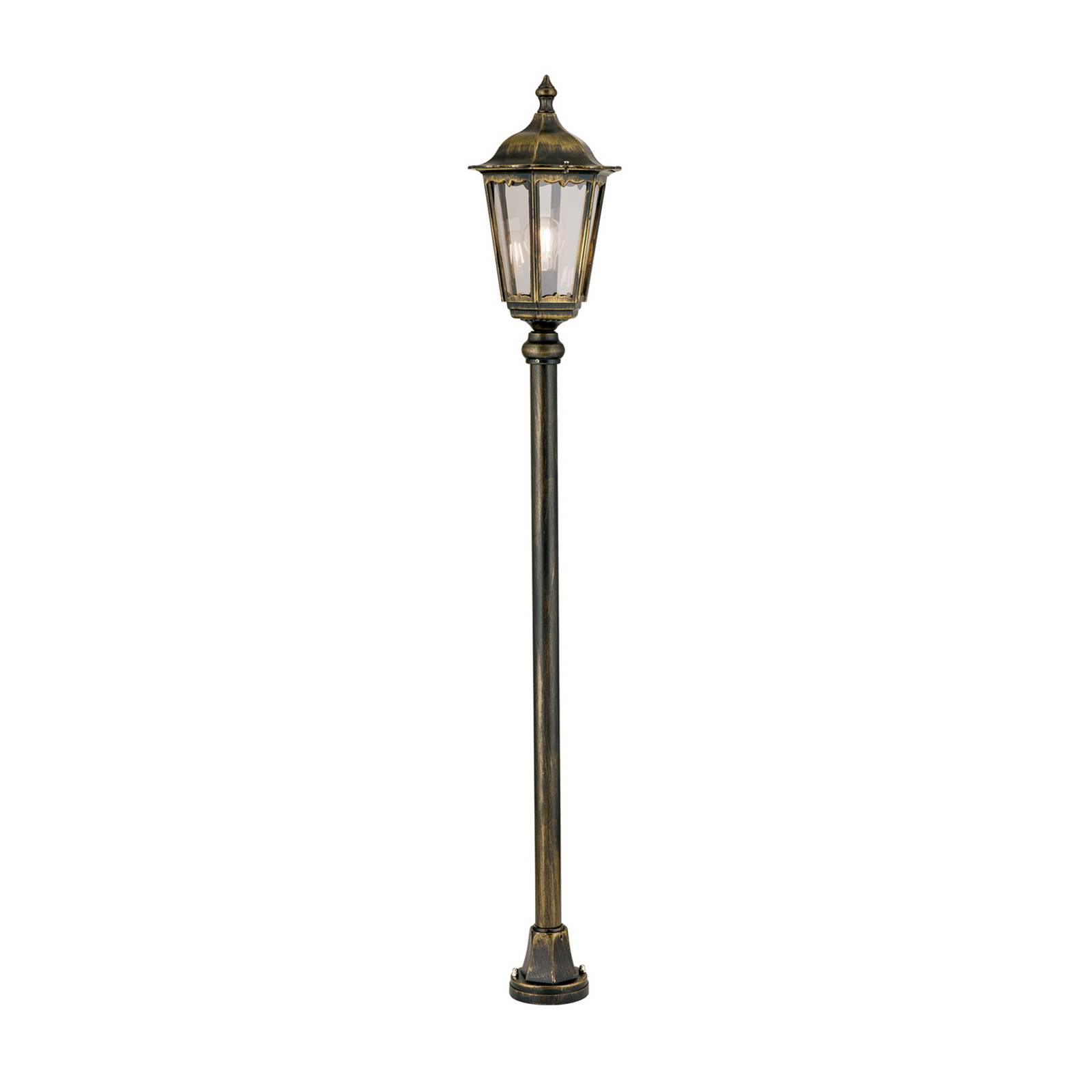 ORION Wegeleuchte Puchberg 140 cm schwarz-gold