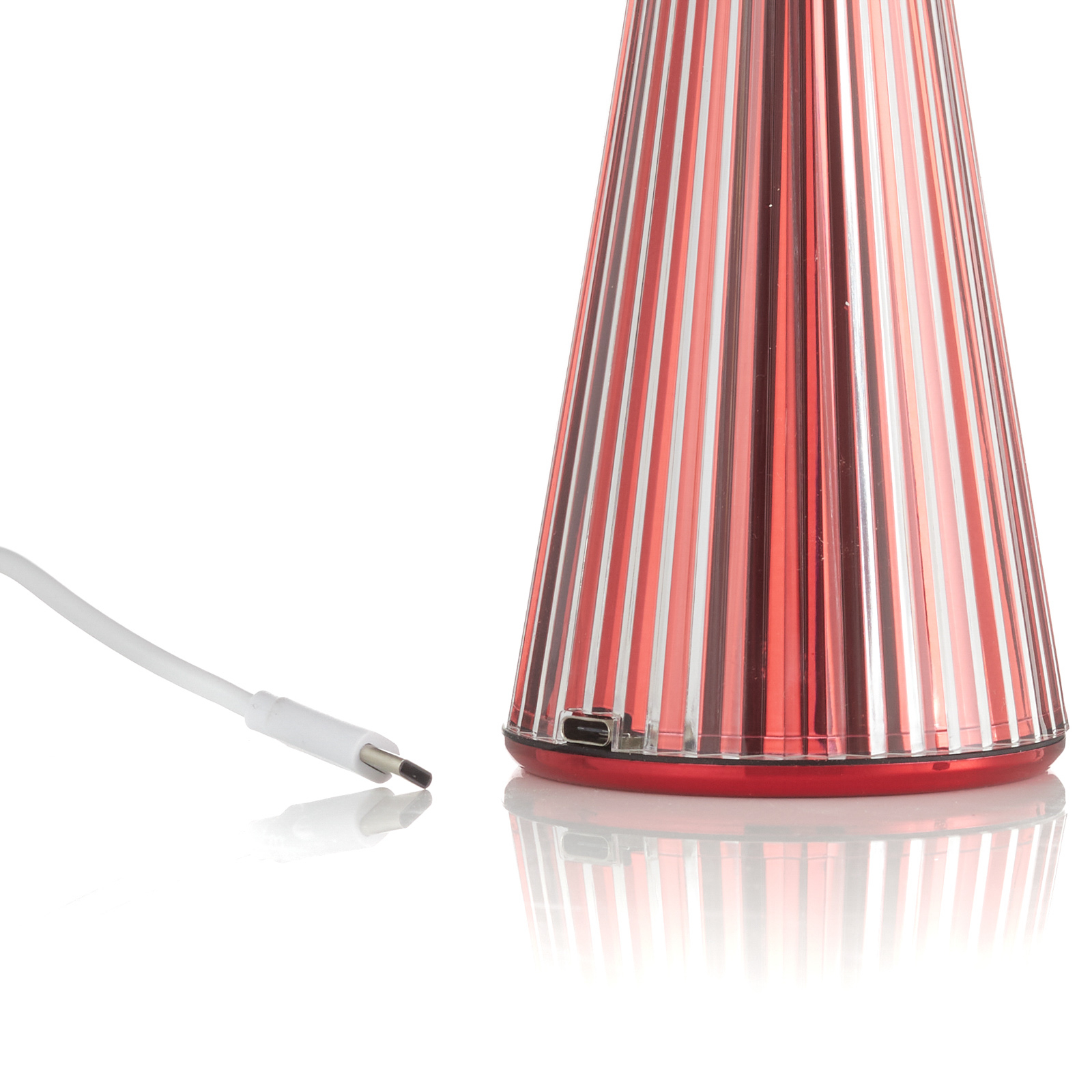 Kartell Space LED-bordlampe rød, limited edition