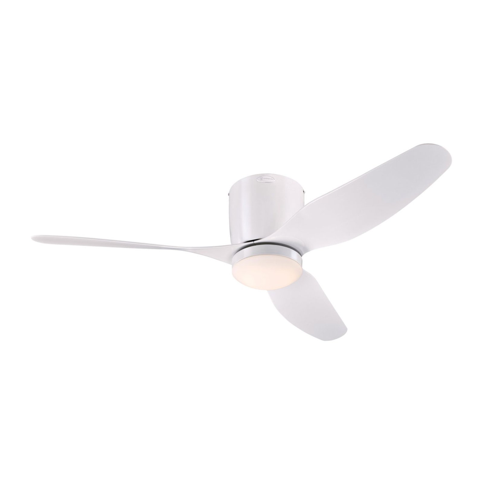 Westinghouse Carla LED ceiling fan, quiet, 117 cm, white