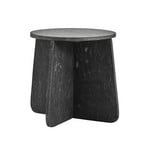Table d'appoint Marb, grise, hauteur 40 cm, marbre - House Doctor