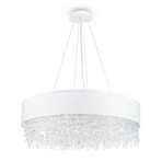 Decorated textile pendant light Manfred