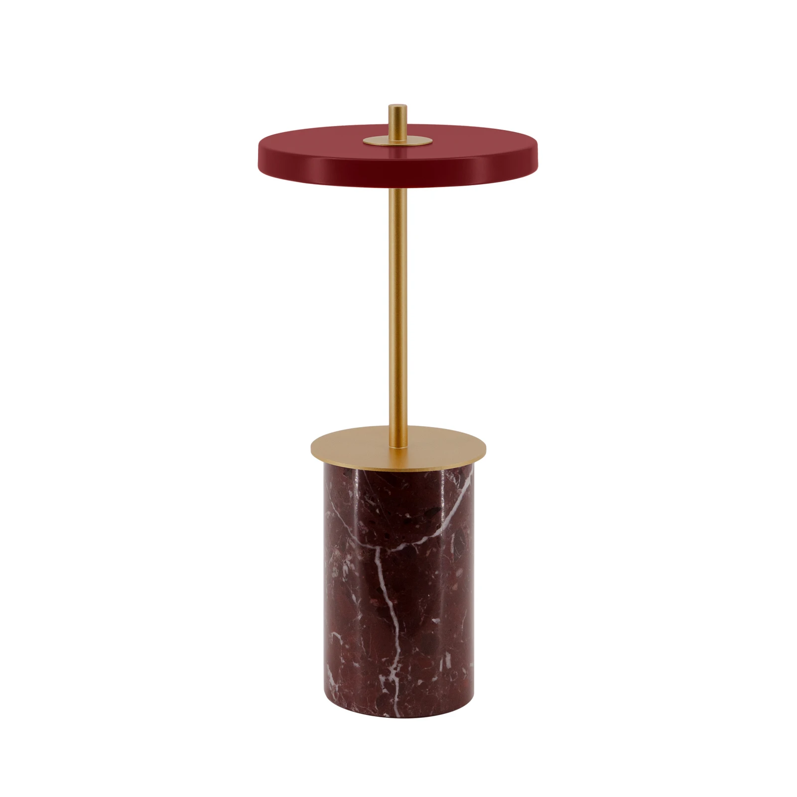 UMAGE LED tafellamp Asteria Move Mini, rood, 26 cm IP44