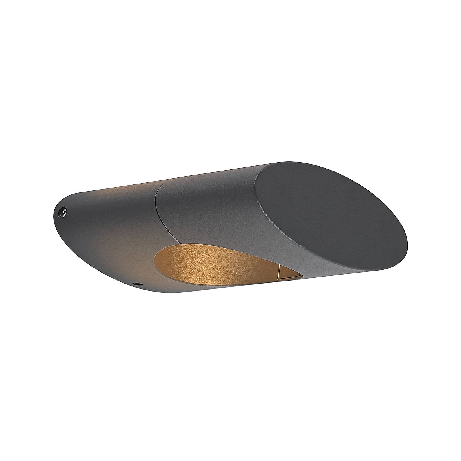 Lucande LED Outdoor Wall Light - Modern - Black