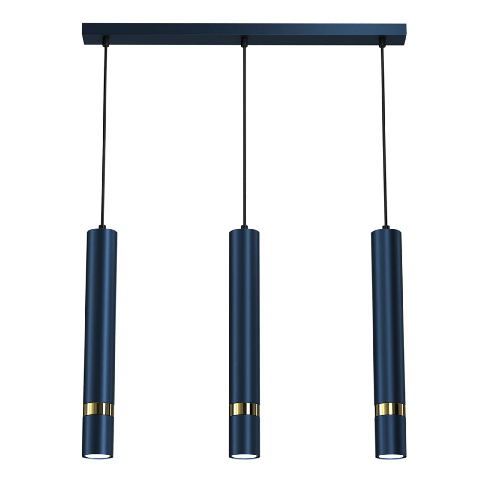 Euluna Pendant Light - Living / Dining Room - Hanging Light - dimmable - Blue