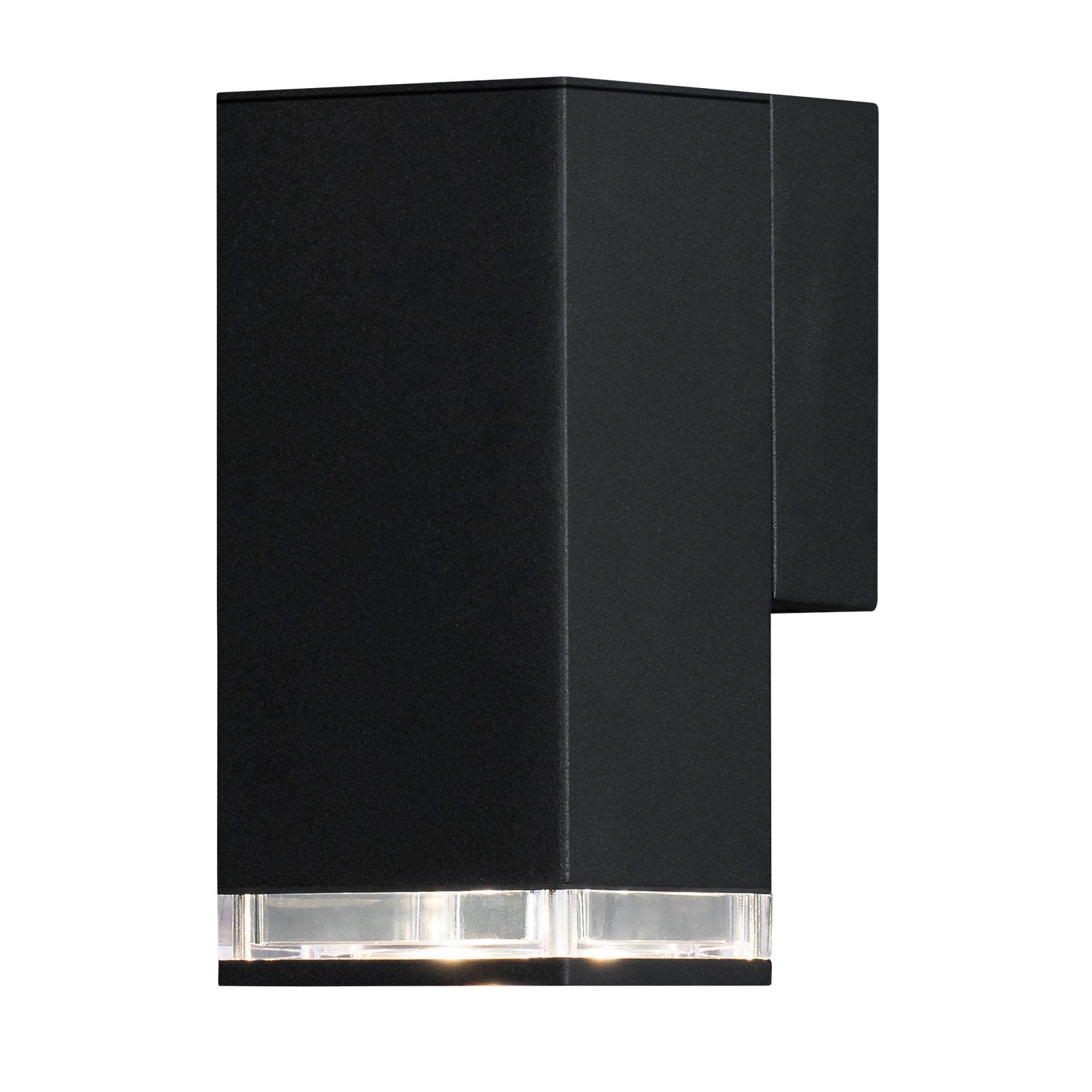 Zunanja stenska svetilka Pollux downlight 16,5 cm, črna