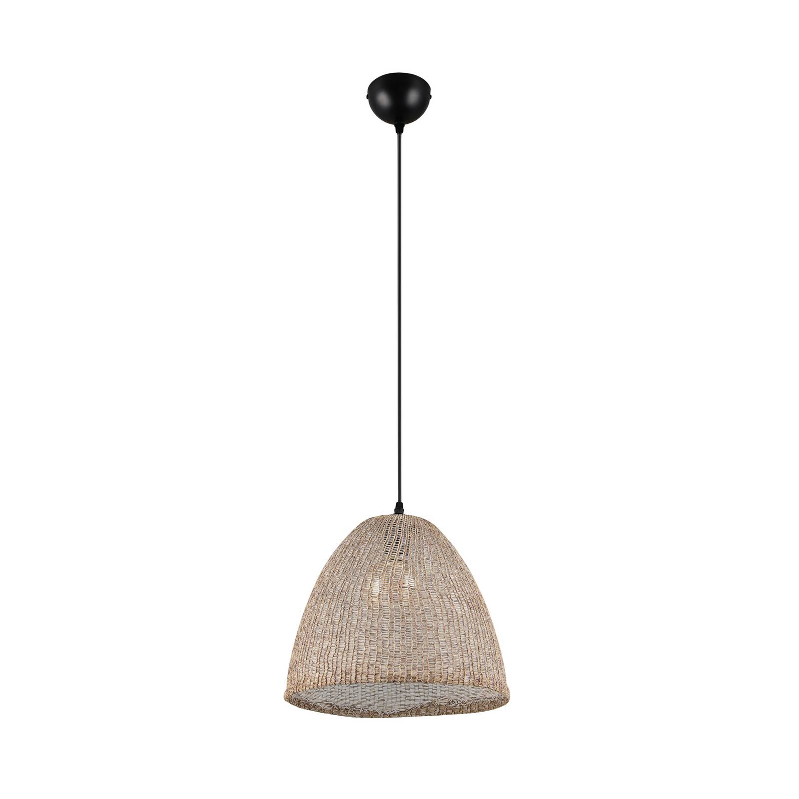 Hängeleuchte Kibito, creme, Ø 32 cm, Textil, E27