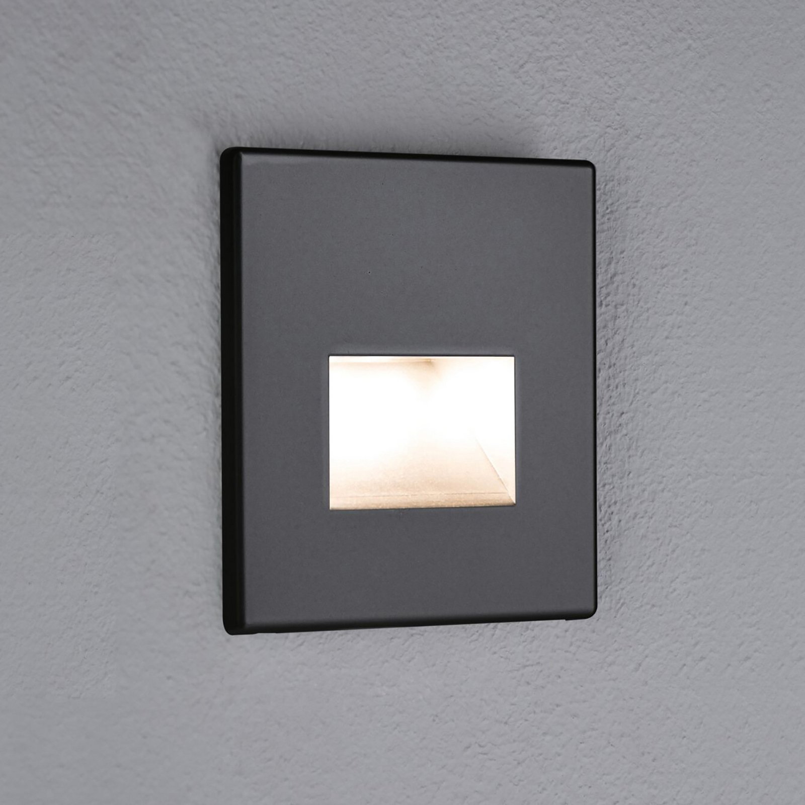 EDGE LED-Wandeinbauleuchte schwarz matt - Paulmann