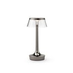 Bon Jour Unplugged Table Lamp Chrome/Black - Flos