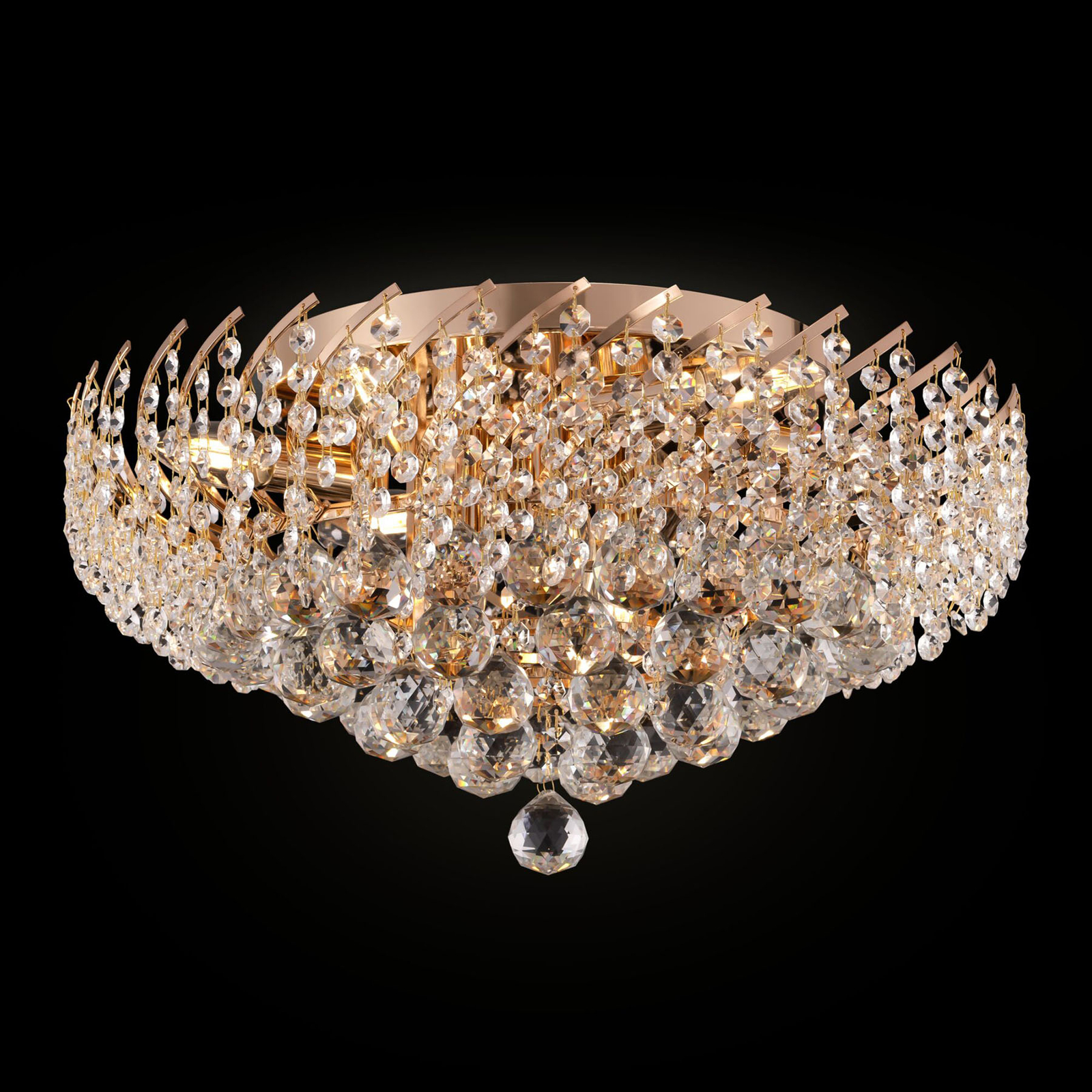 Karolina crystal ceiling light diameter 51 cm