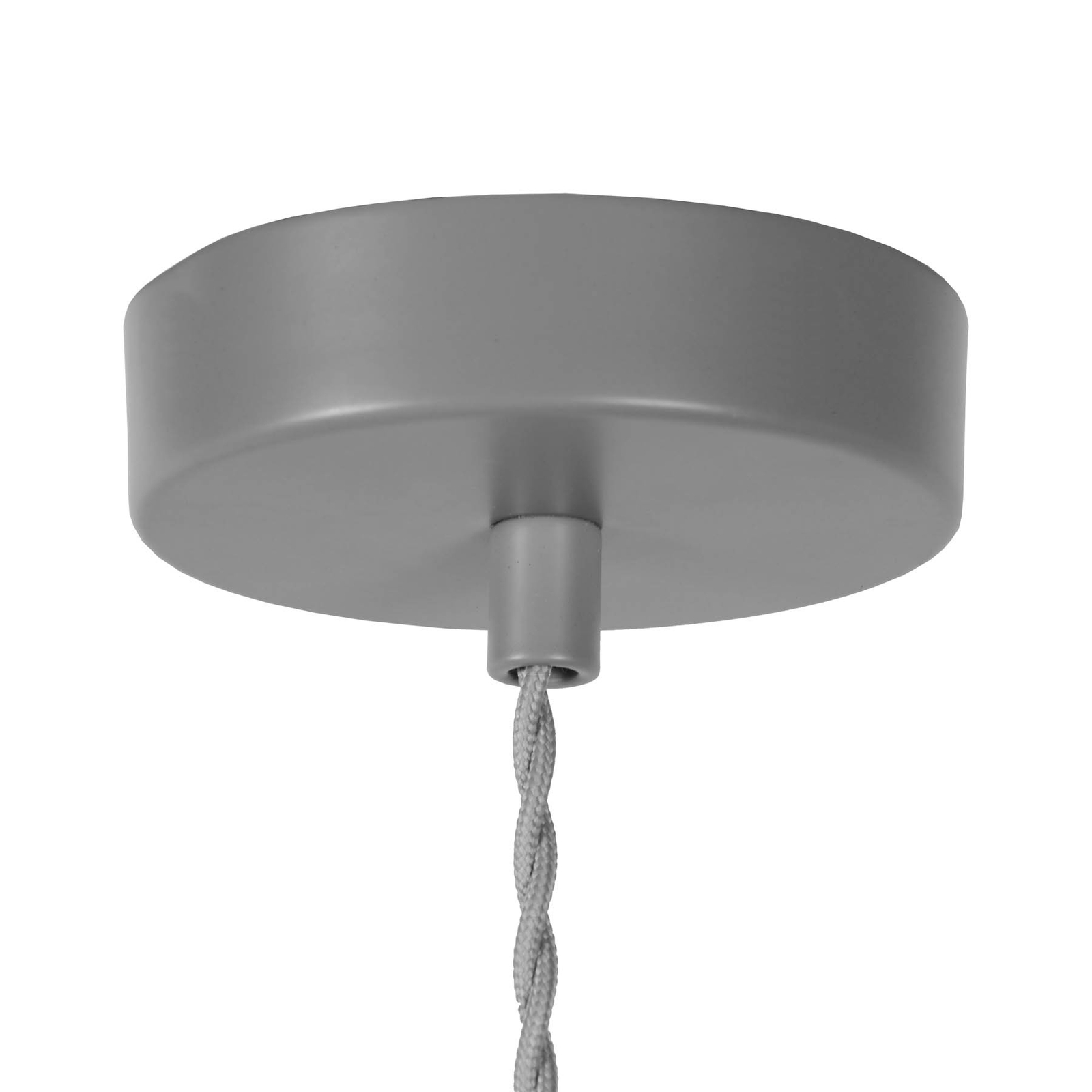Isla metal pendant light in grey