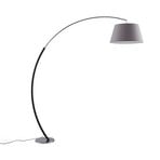 Evelyna Vloerlamp Grey/Chrome/Black - Lucande