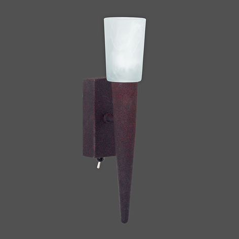 Rustikale Wandleuchte Flame