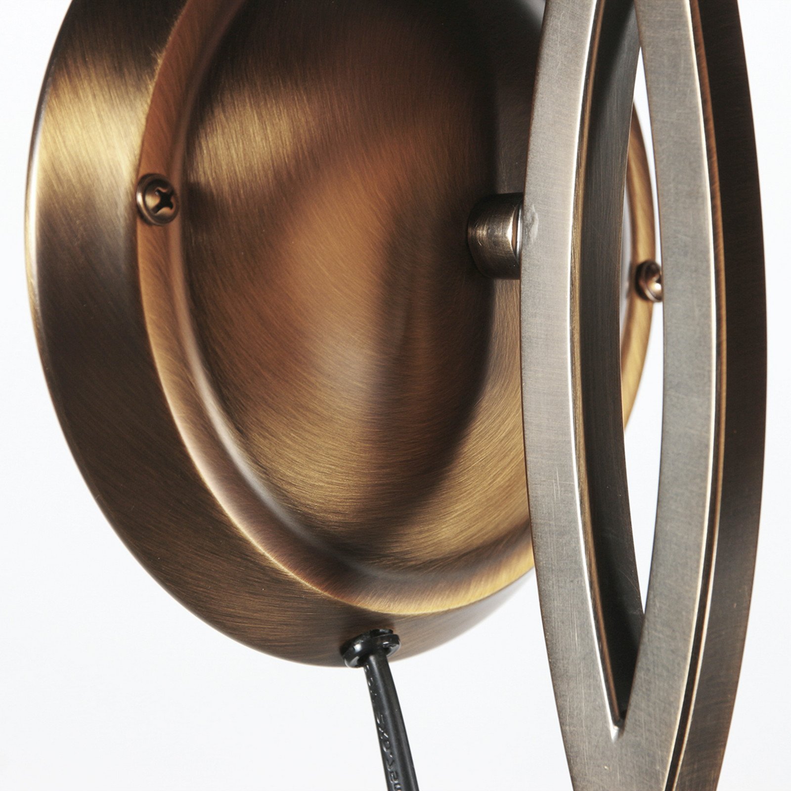 Steinhauer Aplică Anthea bronz crem metal sticlă E27 - Camera de zi / sufragerie - bronz alabastru