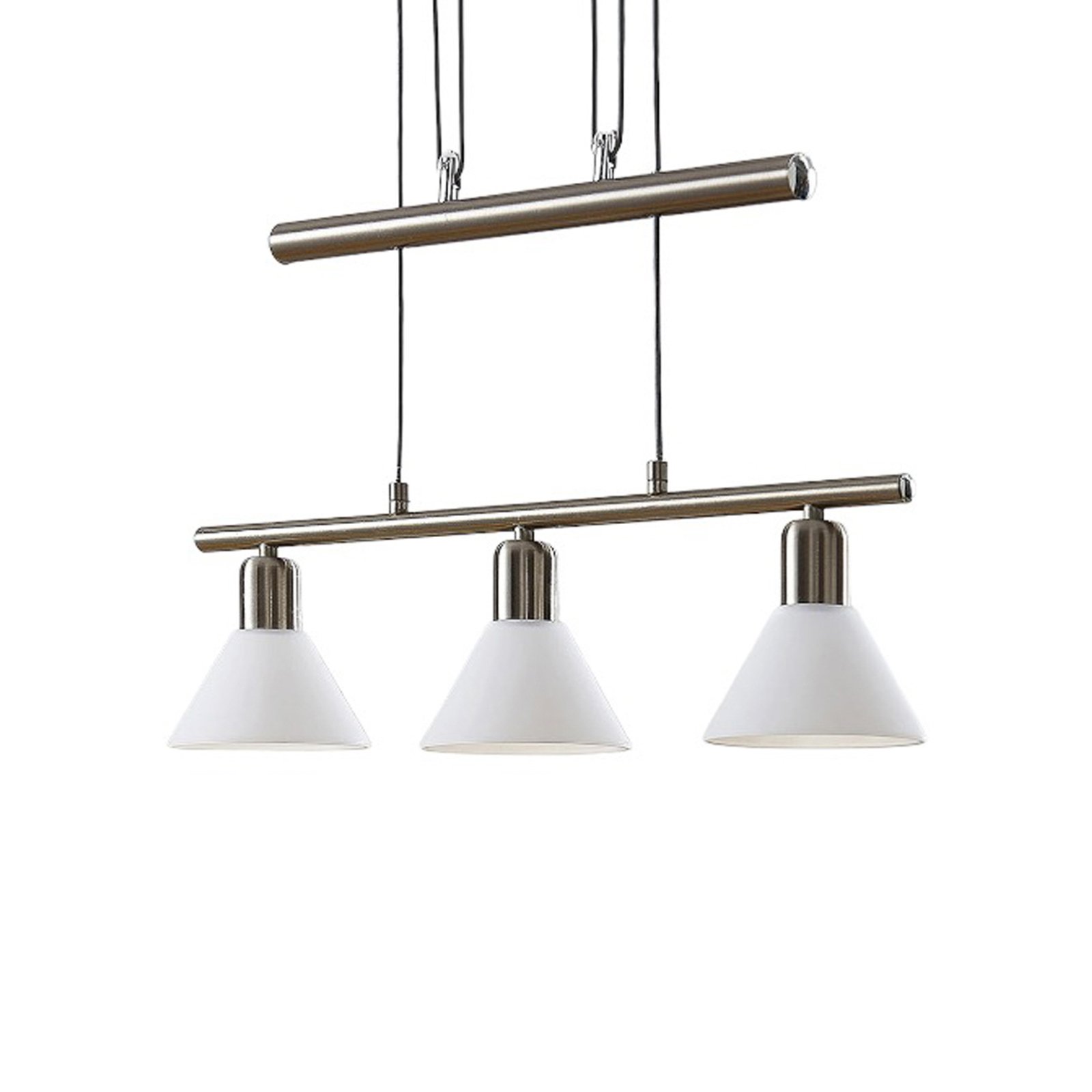 Delira 3 Taklampa Nickel - Lindby