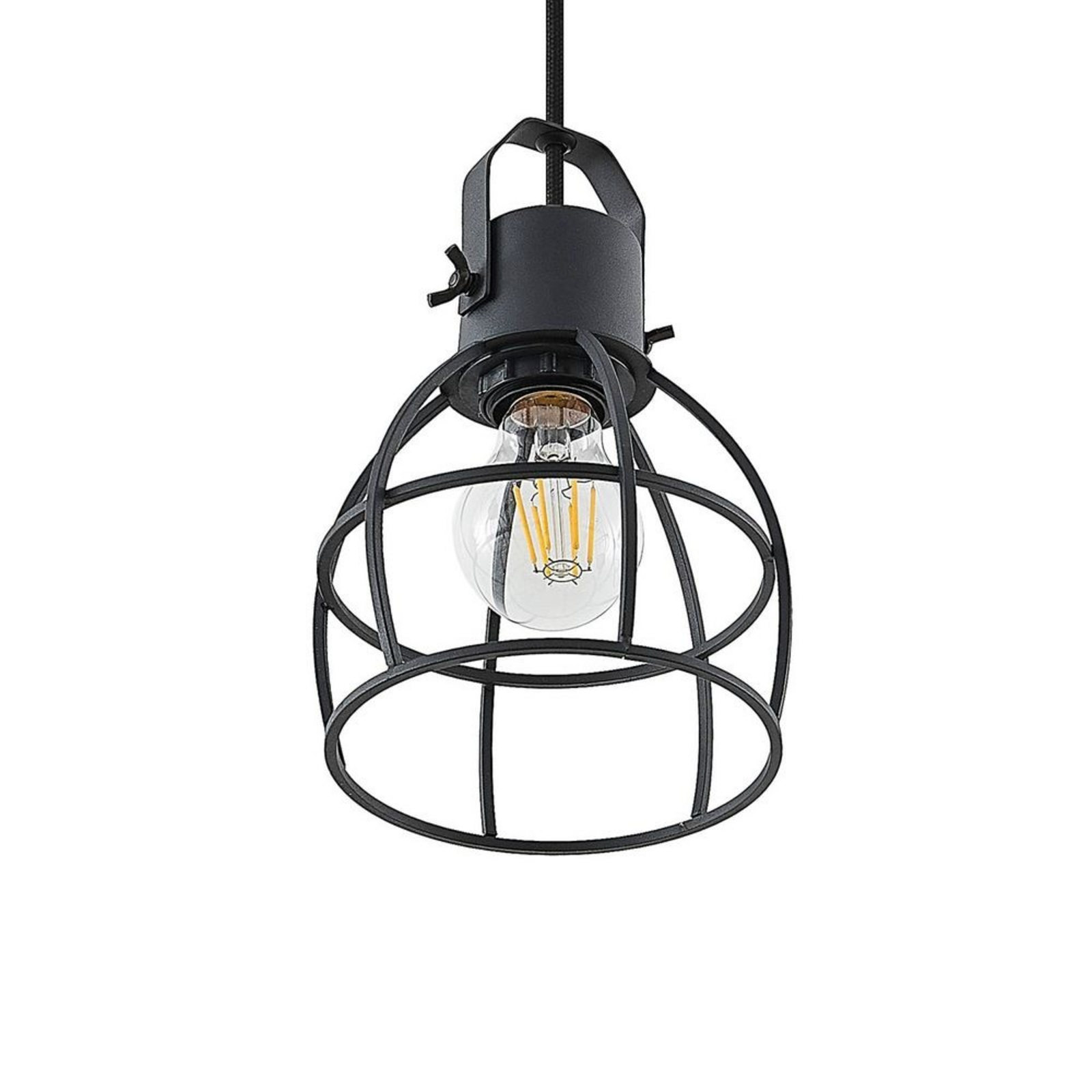 Flintos 4 Lustră Pendul Black - Lindby