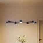 Pakabinamas šviestuvas „Kodo“, 7 lemputės, juodas, plienas, GX53