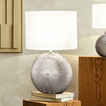 Lampe à poser Tobse avec abat-jour en tissu