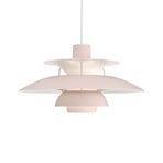 Louis Poulsen PH 5 pendant light, monochrome rose