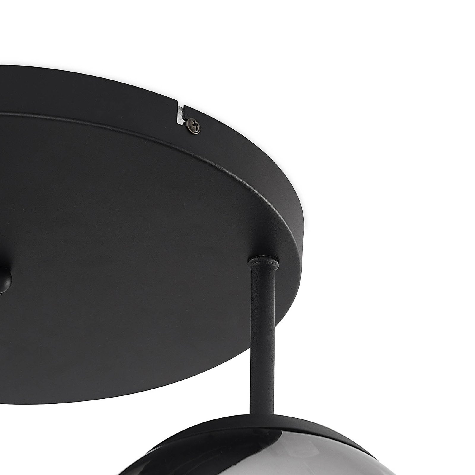 Teeja 3 Round Deckenleuchte Smoke - Lindby