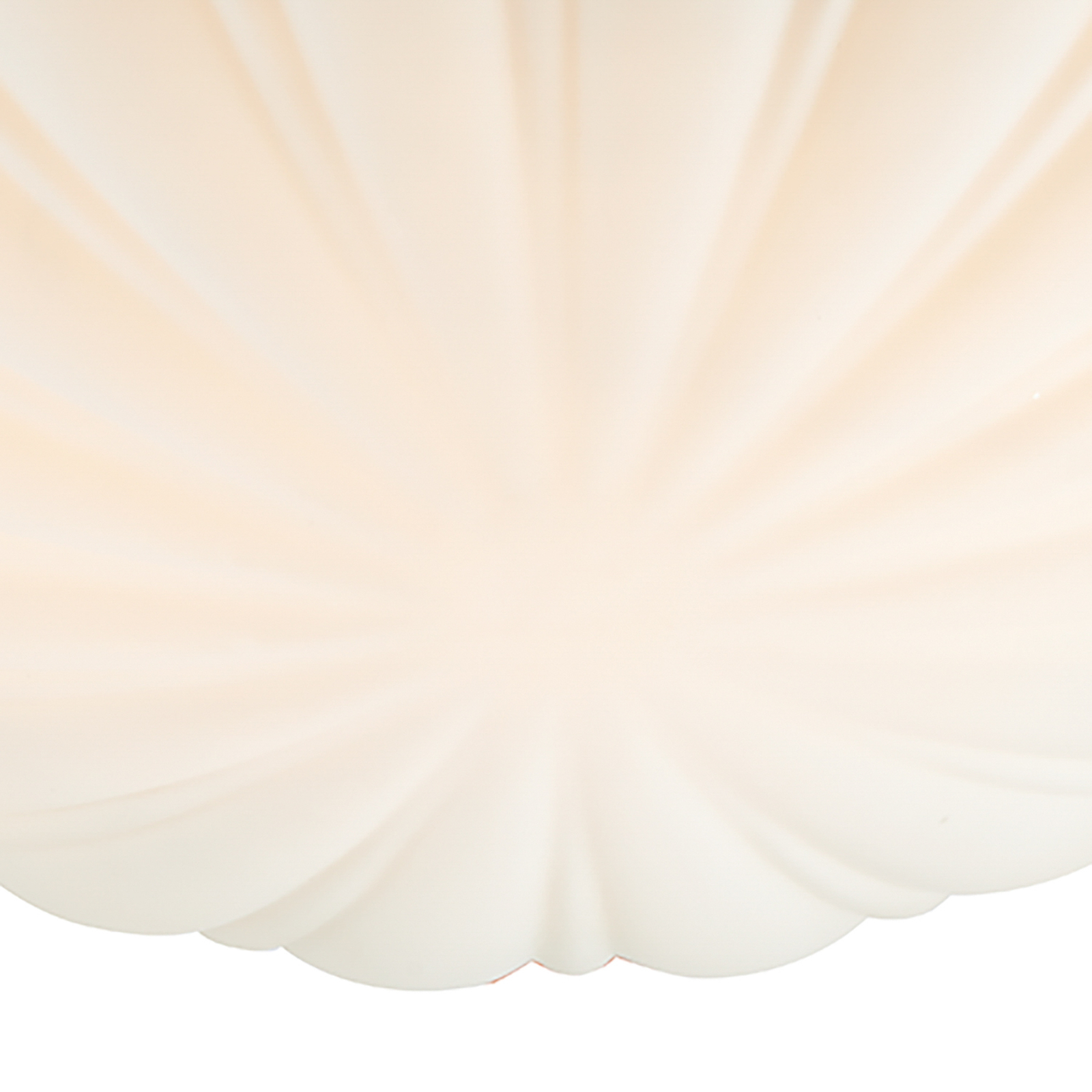 Cafe Flush Piccola plafoniera in vetro bianco opalino