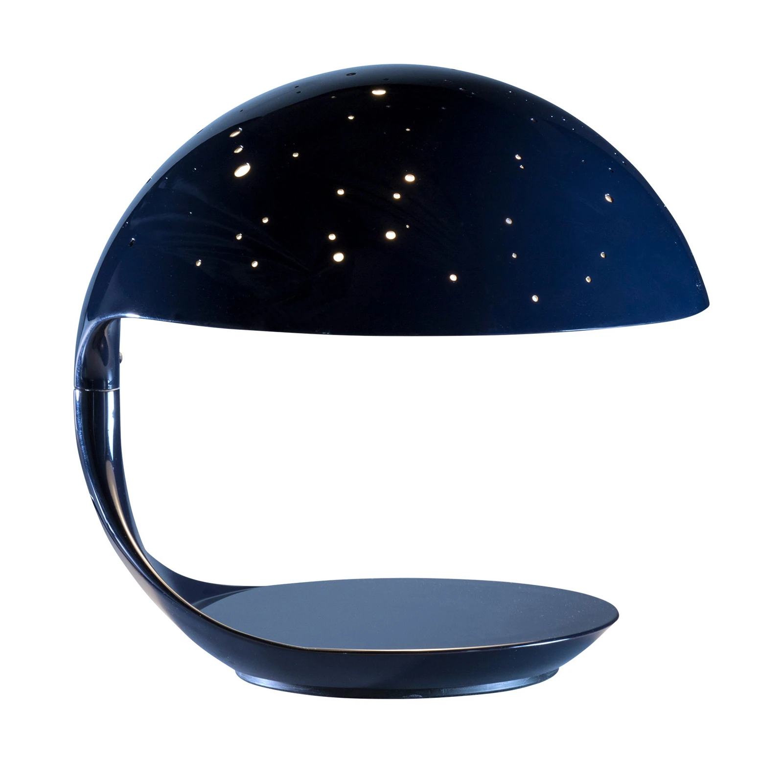 Martinelli Luce Cobra Scorpius lampe à poser bleue