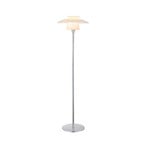 SCANDINAVIA-maavalaisin, kromi/opaali, korkeus 150 cm – Halo Design