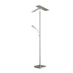 Parthena LED Lampadar Nickel - Lucande