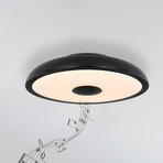 LED ceiling light Raffy loudspeaker RGBW