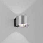BANKAMP Impulse LED wall light 1-bulb nickel