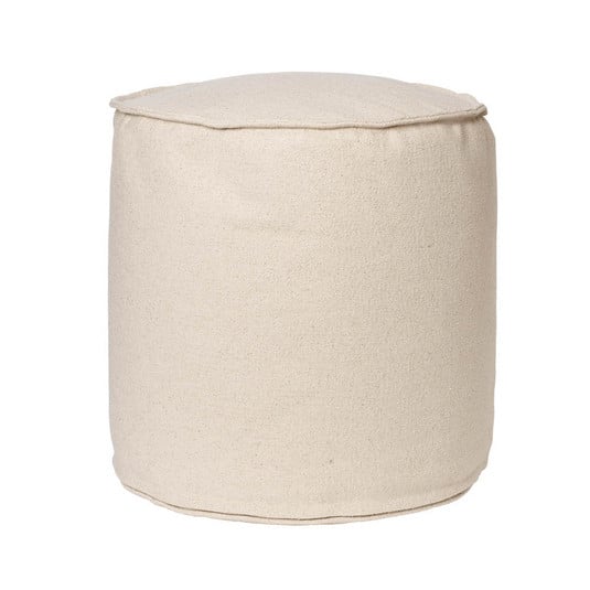 Aun Cotton Puf Ø40 Off-White - Ferm Living