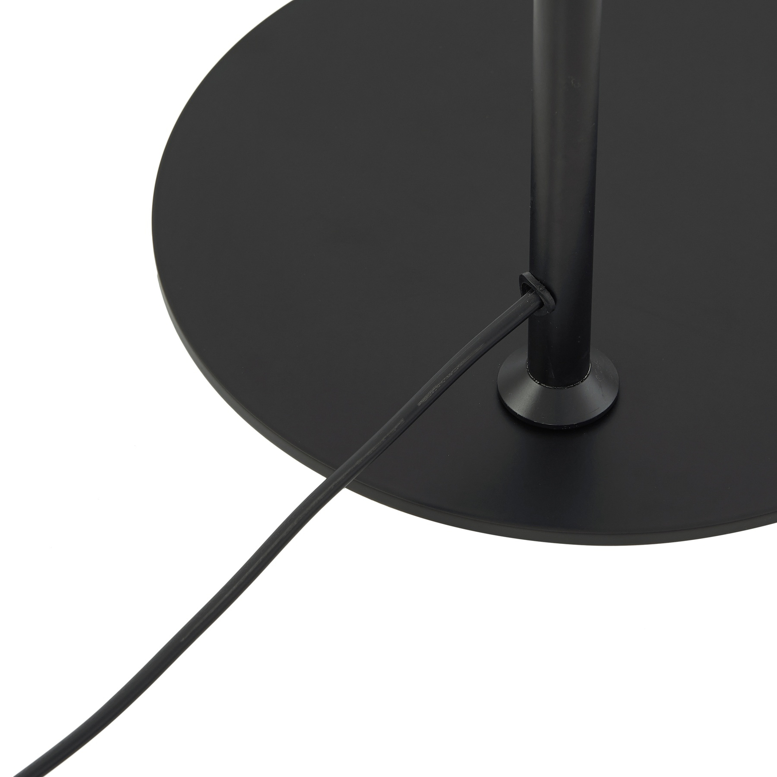 Lindby Corali floor lamp, black, metal, height 176.5cm